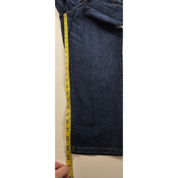 Chicos sz 2 (12) so slimming crop Jeans career casual comfort stretch EUC L - Picture 6 of 8